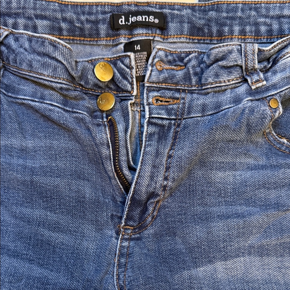 D. Jeans Women's High Rise Blue Denim